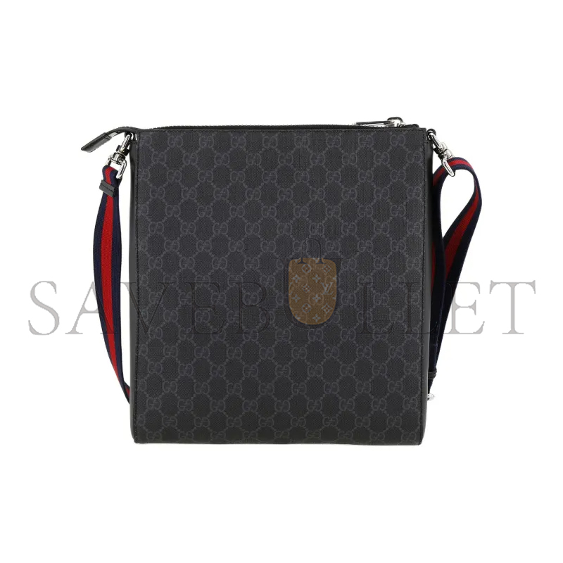 GUCCI GG BLACK MESSENGER 474137 (28.5*27*5cm)